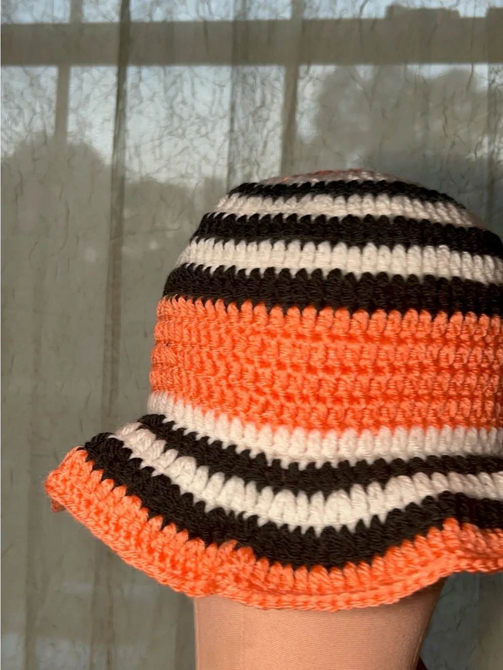 Handmade Crochet Ruffle Hat